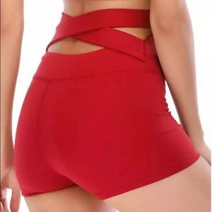 Cross Cross Red or Black Shorts